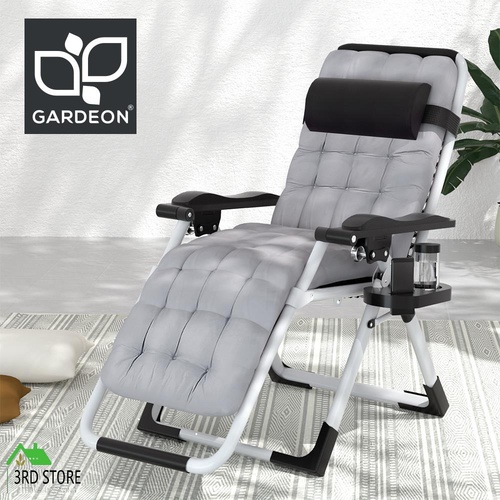 RETURNs Gardeon Sun Lounge Folding Lounger Camping Zero Gravity Chair Outdoor Furniture