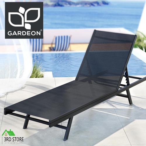 Gardeon Sun Lounger Outdoor Lounge Setting Chair Adjustable Patio Furniture Pool