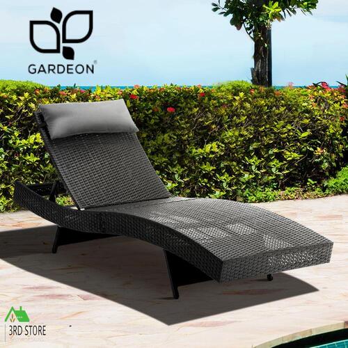 Gardeon Sun Lounge Wicker Lounger Day Bed Sofa Patio Outdoor Setting Furniture