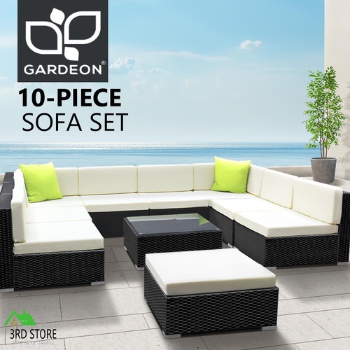 Gardeon Outdoor Furniture Sofa Lounge Setting Couch Wicker Table Chairs Patio