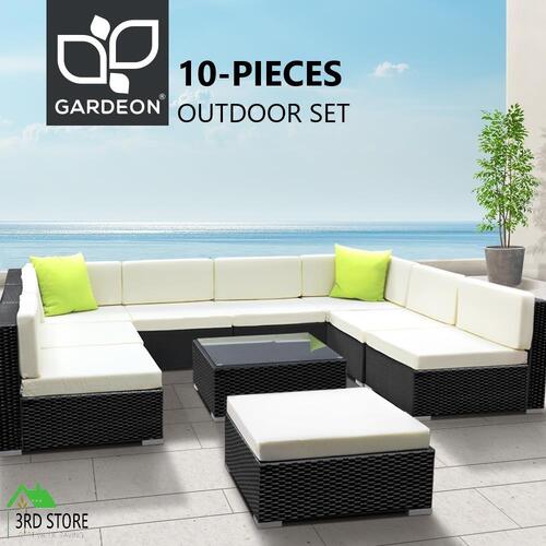 Gardeon Outdoor Furniture Sofa Lounge Setting Couch Wicker Table Chairs Patio