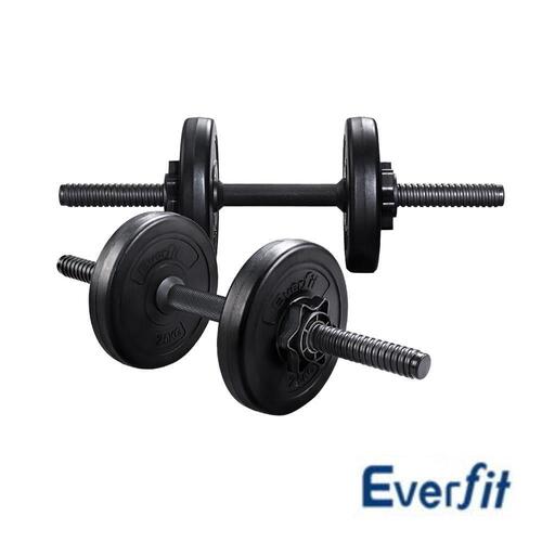 Everfit 12KG Dumbbells Dumbbell Set Weight Plates Home Gym Fitness Exercise