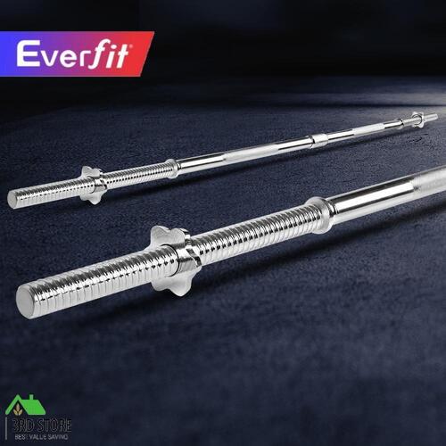 5.5FT Barbell Bar Steel Fitness Exercise Weight Press Gym Home 168CM