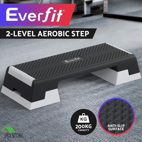 Everfit 3 Level Aerobic Step Adjustable Stepper for Home Workouts