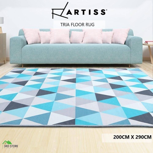 Artiss Floor Rugs Rug 200 x 290 Area Large Carpet Soft Bedroom Modern Short Pile