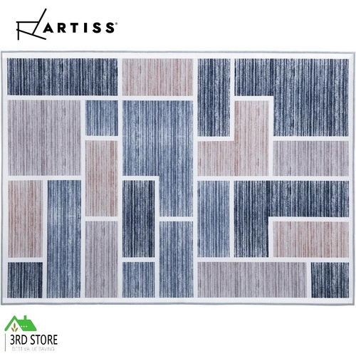 Artiss Floor Rugs 160 x 230 Area Rug Large Modern Carpet Soft Mat Short Pile