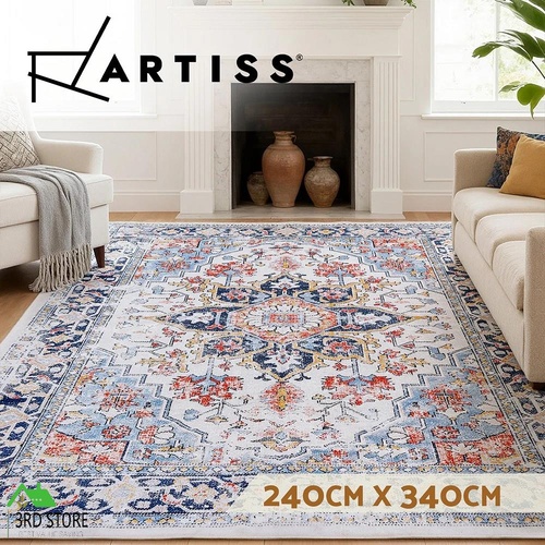 Artiss Floor Rug 240x340cm Large Washable Bohemian Area Rug Living Room Carpet