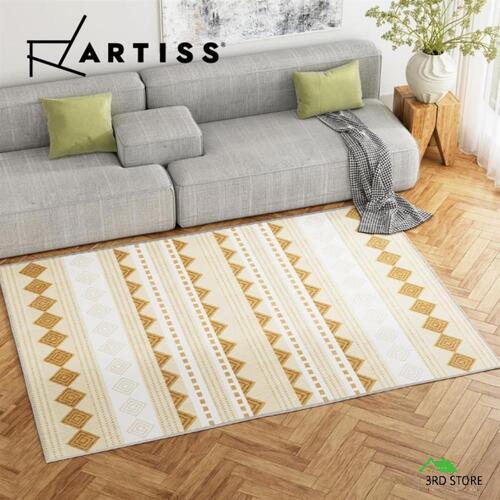 Artiss Floor Rugs 160x230cm Washable Area Mat Large Carpet Soft Short Pile Ella