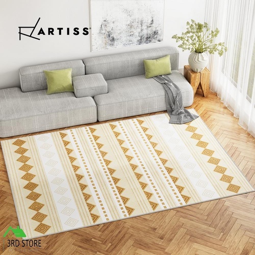Artiss Floor Rugs 200x290cm Washable Area Mat Large Carpet Soft Short Pile Ella