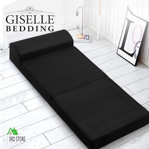 Giselle Bedding Folding Foam Mattress Portable Single Sofa Bed Mat Lounger
