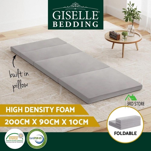 Giselle Foldable Mattress Folding Sofa Bed 4-fold Sleeping Camping Cushion Mat