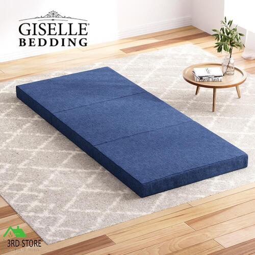 Giselle Bedding Foldable Mattress Folding Portable Bed Floor Mat Camping Single