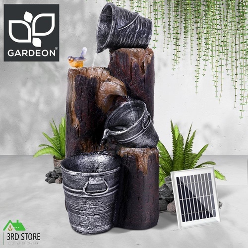 Gardeon Solar Water Fountain Features Garden Indoor Bird Bath Outdoor Battery