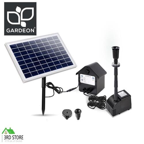 RETURNs Gardeon Solar Pond Pump Battery Powered Outdoor LED Light Submersible Filter 60W