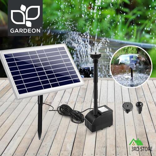 Gardeon Solar Pond Pump Powered Water Fountain Outdoor Submersible Filter 6.6FT
