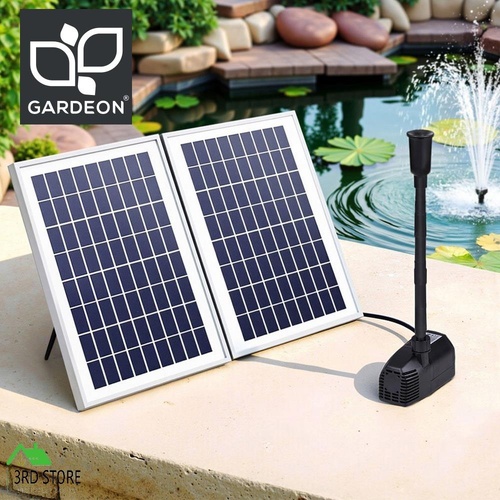 Gardeon Solar Pond Pump Submersible Water Fountain Kit with 2 Panels 1600L/H