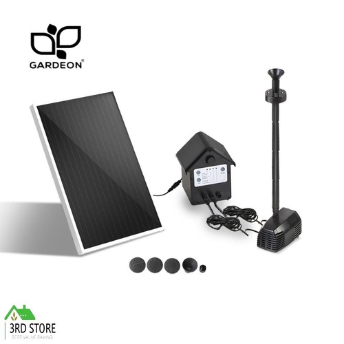 Gardeon Solar Pond Pump Pool Fountain Battery Garden Outdoor Submersible Kit 30W