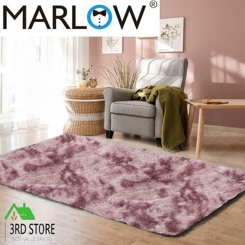 Floor Rug Shaggy Rugs Soft Large Carpet Area Tie-dyed Noon TO Dust 120x160cm
