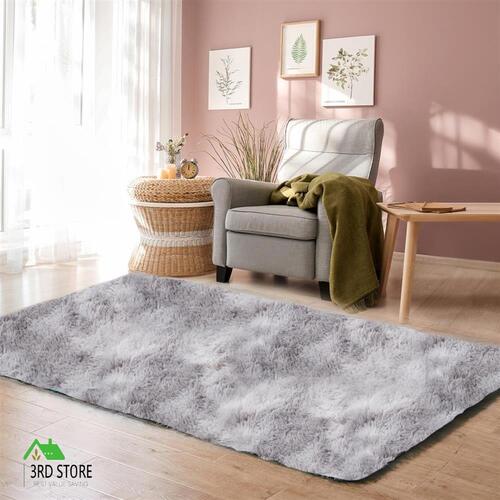 Marlow Floor Rug Shaggy Rugs Soft Large Carpet Area Tie-dyed Mystic 160x230cm
