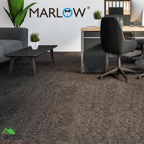 RETURNs Marlow Carpet Tiles 5m2 Office Premium Flooring Commercial Grade Carpet Chocolate