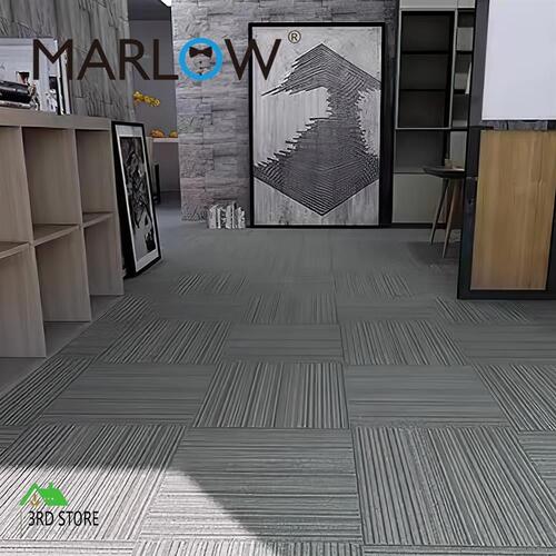 Marlow 20x Carpet Tiles 5m2 Box Heavy Commercial Retail Office Flooring