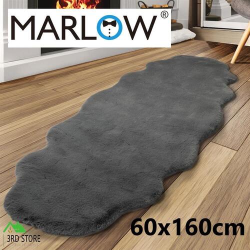 Marlow Floor Rug Area Rugs Cloud Fluffy Mat  Shaggy Carpet 20mm Pile 60X160cm