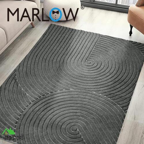 Marlow Floor Rug Extra Large Soft Embossed Carpet Non Slip Plush Shaggy Rugs