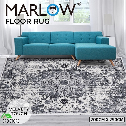 Marlow Floor Rugs Area Carpet Soft Shaggy Rug Large Bedroom Living Room Mats