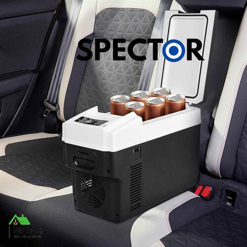 Spector Portable Car Fridge 12V Mini Refrigerator Freezer Camping Travel Cooler
