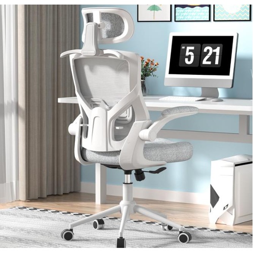 Ergonomic Office Chair, High Back Mesh Desk Chair with Thick Molded Foam Cushion