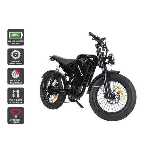 Fortis FatBro Plus 48V 13Ah Fat Tyre Electric Bike