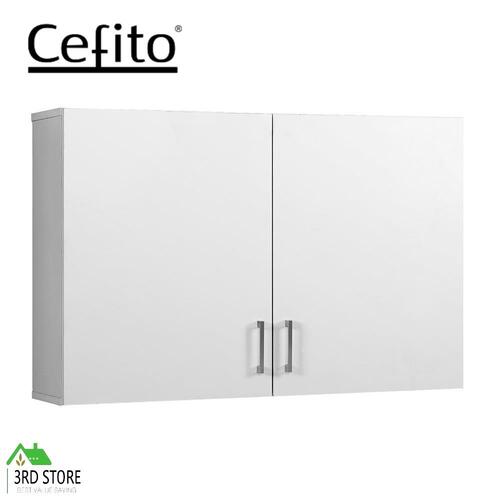 Cefito Wall Cabinet Storage Bathroom Kitchen Bedroom Cupboard Organiser White