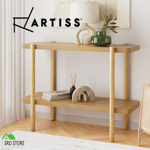 Artiss Console Table Hallway Sofa Table Entryway Desk Display Shelf Wooden Leg