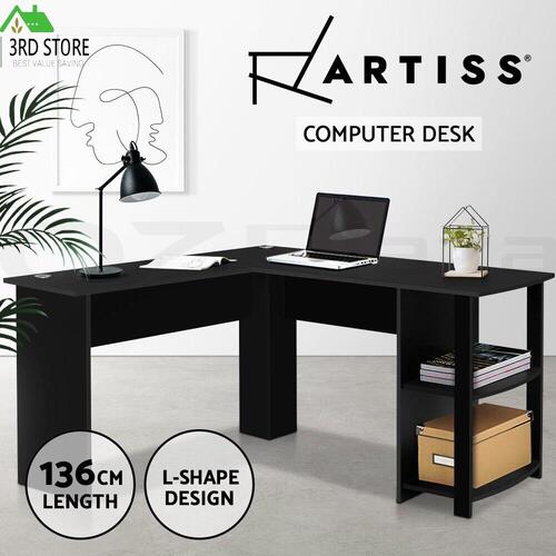 Artiss Computer Desk Office Desk Corner L-shape Student Study Table Workstation