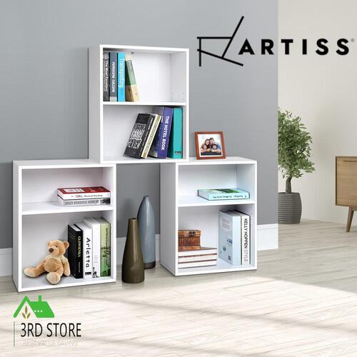 RETURNs Artiss 3pcs Cube Bookcase Display Book Storage Shelf Cabinet Rack Stand Kid