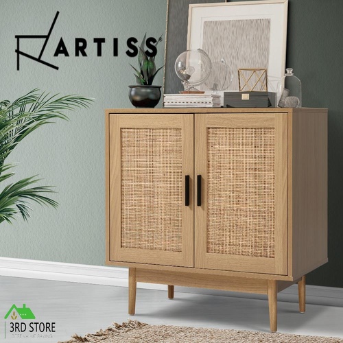 Artiss Rattan Buffet Sideboard Cabinet Storage Hallway Table Kitchen Cupboard