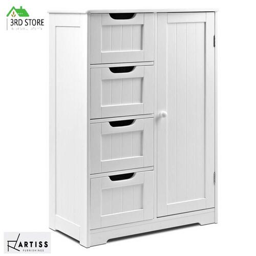 Artiss Bathroom Storage Cabinet Chest of Drawers Laundry Toilet Cupboard Tallboy
