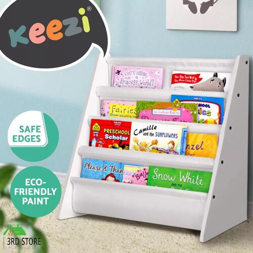 Keezi Kids Bookshelf Shelf Children Bookcase Magazine Rack Organiser Display