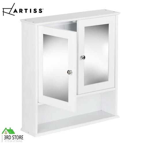 Artiss Storage Mirror Cabinet Bathroom Furniture Tallboy Toilet Cupboard Wall