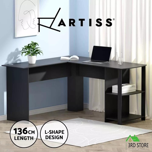Artiss Computer Desk Office Desk Corner L-shape Student Study Table Workstation