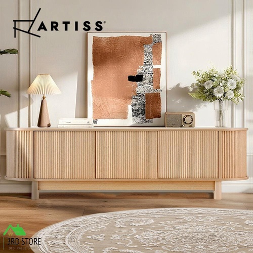 Artiss TV Unit Entertainment Unit Storage Cabinet 160cm Pine