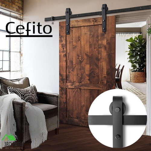 3m Sliding Barn Door Hardware Track Set Home Office Bedroom Interior Closet