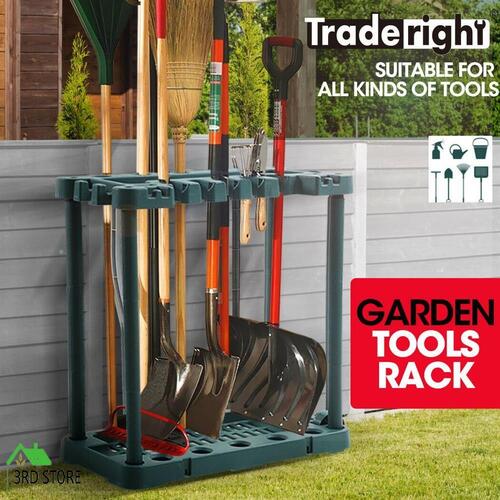 Traderight Garden Farm Shed Garage Tools Storage Rack Handles Organizer Holder