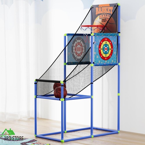 Arcade Basketball Game Kids Basketball Hoop Shot Electronic Scorer 3 Games Toy