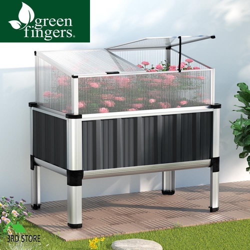 Greenfingers Garden Bed Galvanised Steel Raised Planter Vegetable 80x49x74cm
