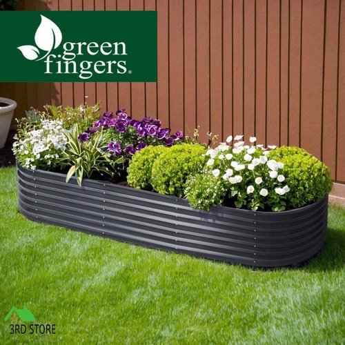 Greenfingers Galvanised Raised Garden Bed Steel Instant Planter 240X80X42CM