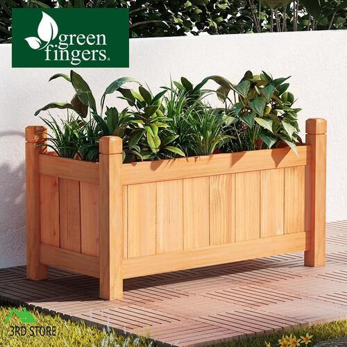 Greenfingers Garden Bed Raised Wooden Planter Box Vegetables 60x30x33cm
