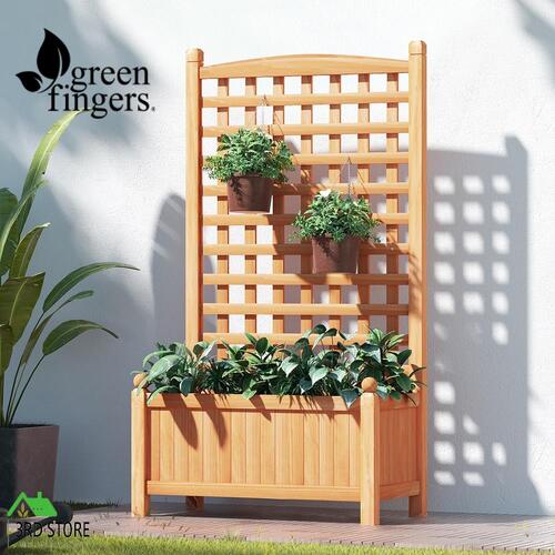 Greenfingers Garden Bed Raised Wooden Planter Box Vegetables 64x35x115cm