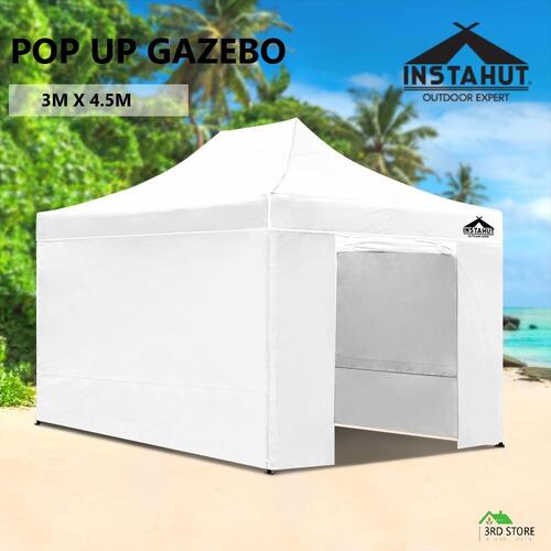 RETURNs Instahut Gazebo Pop Up Marquee 3x4.5 Outdoor Folding Wedding Tent Canopy