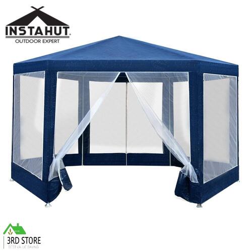 Instahut Gazebo Wedding Party Marquee Tent Canopy Outdoor Camping Gazebos Navy